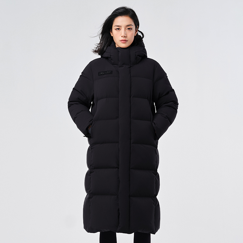 Custom Korean Style Fashion Ladies Women Winter Warm Windbreaker Coats outdoor bubble puffer Long Go
