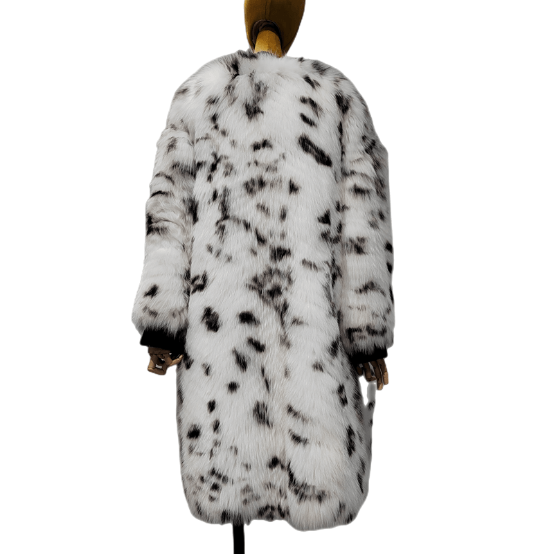 Popular Long Style Spot Fox Fur Coat Natural Raccoon Fur Jackets Genuine Fox Fur Coats For Ladies