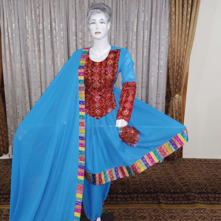 Customized Handmade Kuchi Tribal Afghan Dress