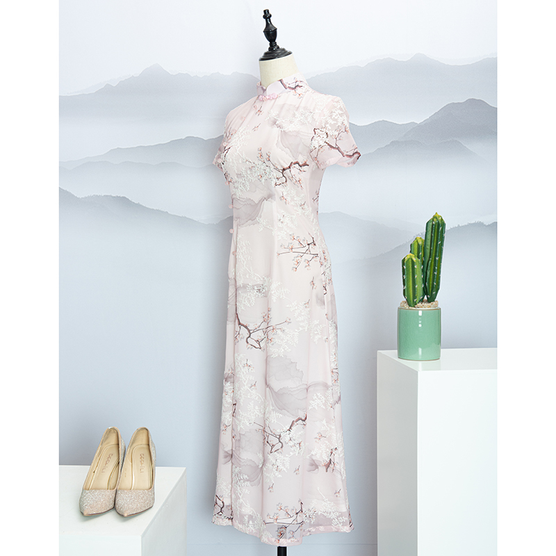 High Quality 2021 Fashion Trendy Formal Silk Long 