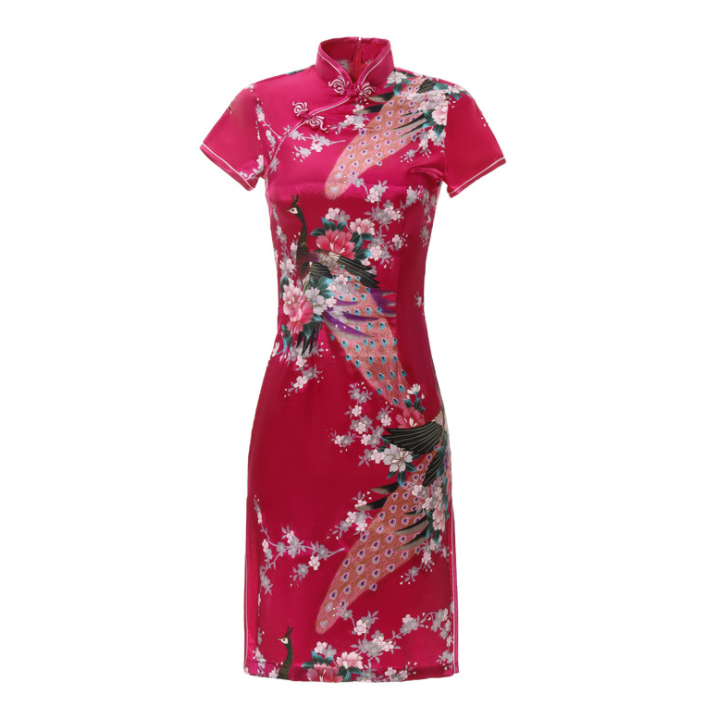 Women Sleeveless Cheongsam Dress Chinese Style pri