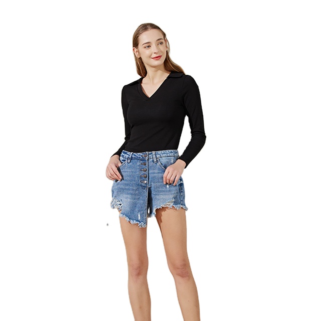 Factory Directly Wholesale Ripped Vintage Distress