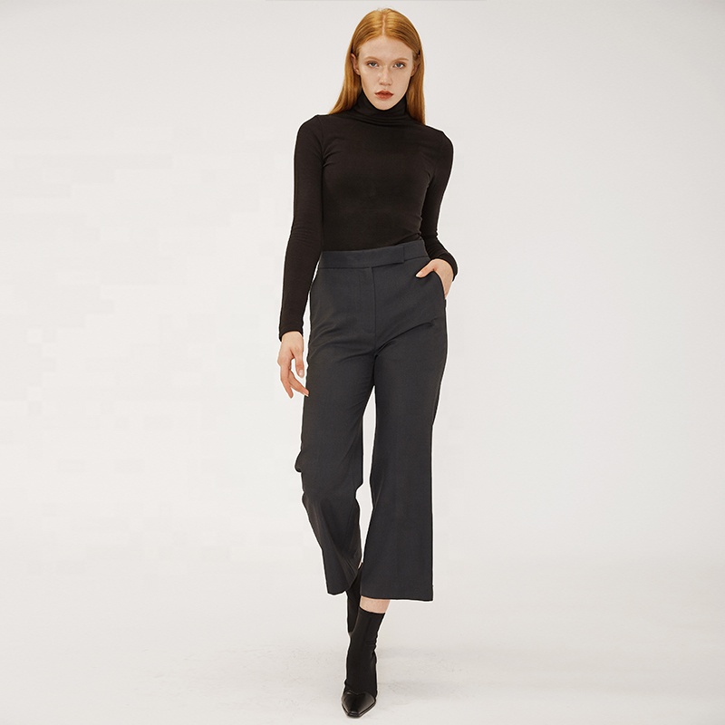 OEM ODM Custom label women slacks wholesale fashio