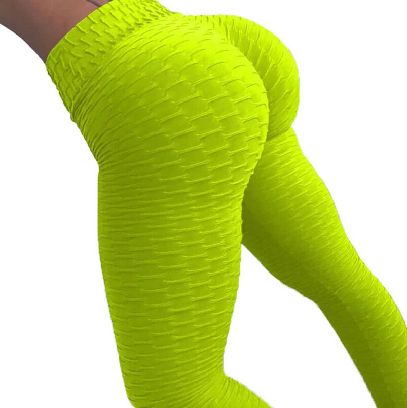 Womens Ruched Butt Lifting Leggings High Waisted W