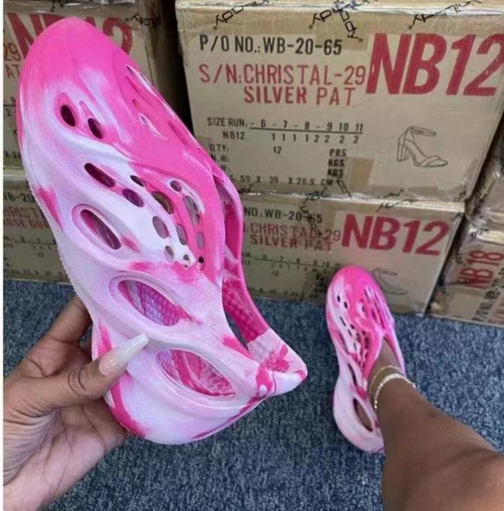 Fashionable Men's Yezzy Slippers Shoes Platform Sa