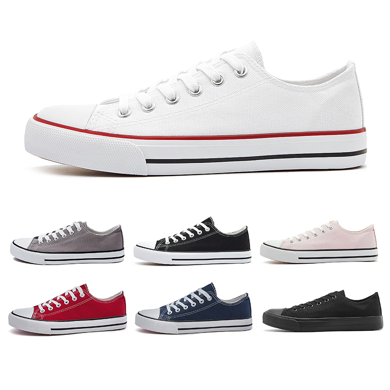 Wholesale Women's Canvas Trendy Shoes Custom White