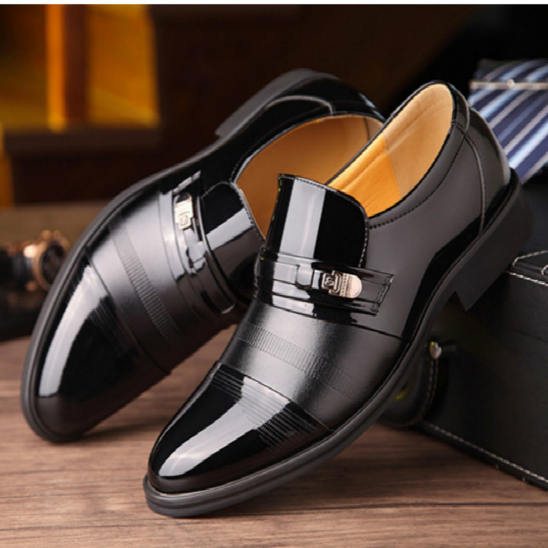 New hot sale man leather casual shoes English wind