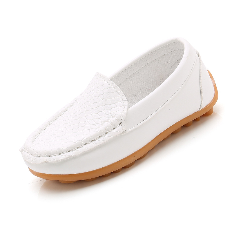 Spring Boys Girls PU Leather Casual Styles Soft Co