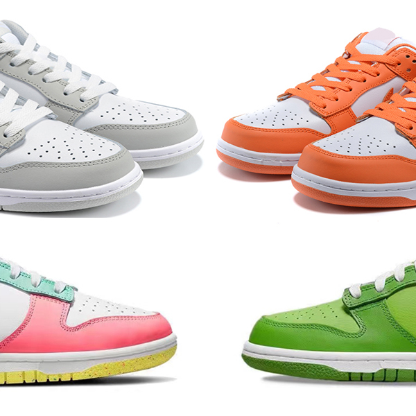 High-quality SB dunks color stitching sneakers for men and women low-top casual sports trendy shoes