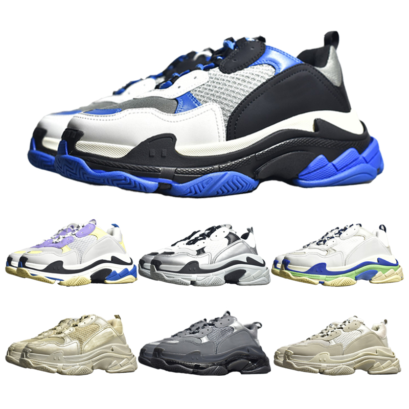 Wholesale Original Logo Box Top Quality Luxury Brand Ladies 1:1 Balanciaga Triple S