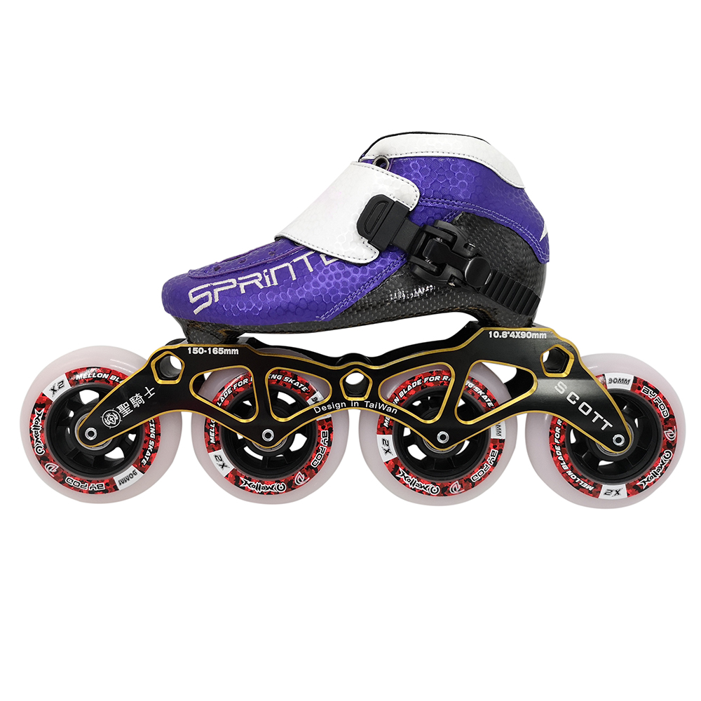 Top-end 4 Wheels roller Skates shoes the best quality inline speed skate shoes