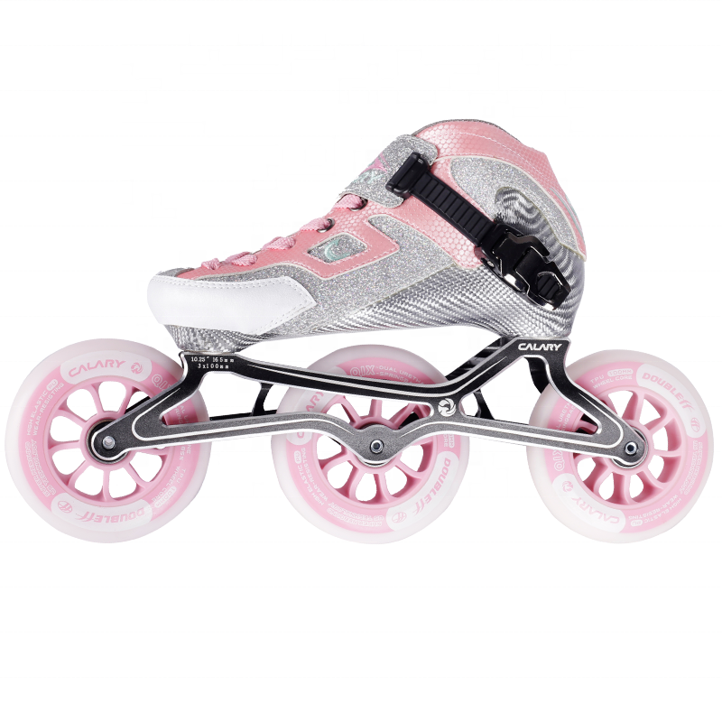 Shoes manufacture Wholesale price big 3 wheel speed skate shoes carbon fiber skates for all