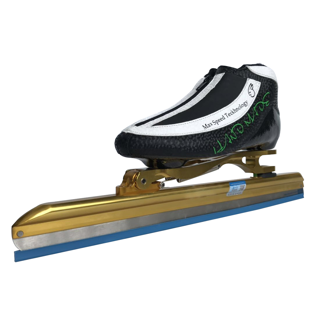 Factory outlet Professional Hand made Clap ice skate shoes ice skate long track