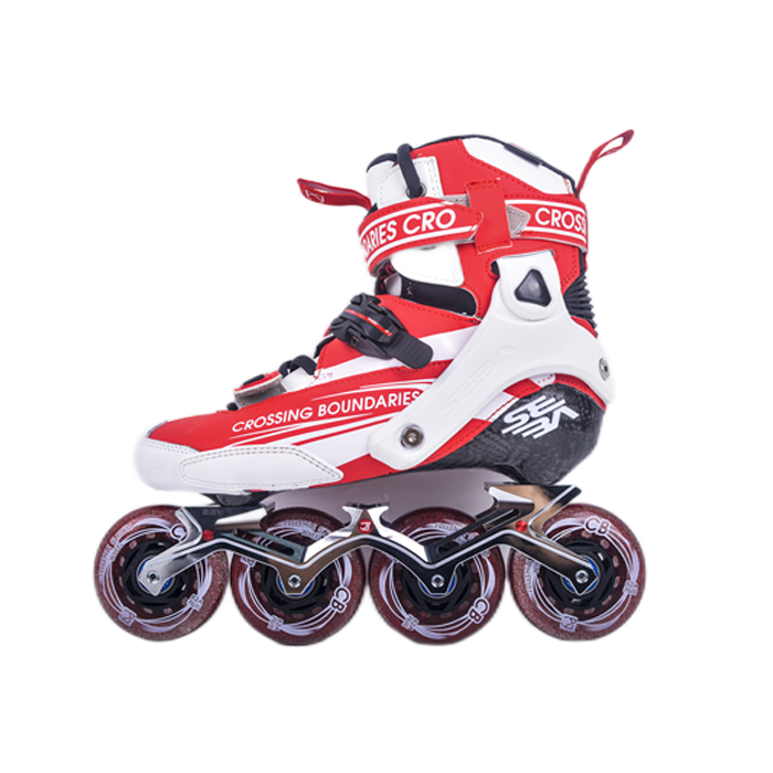 CB7000 electroplated aluminum knife holder roller skates new high quality professional freestyle 4 w