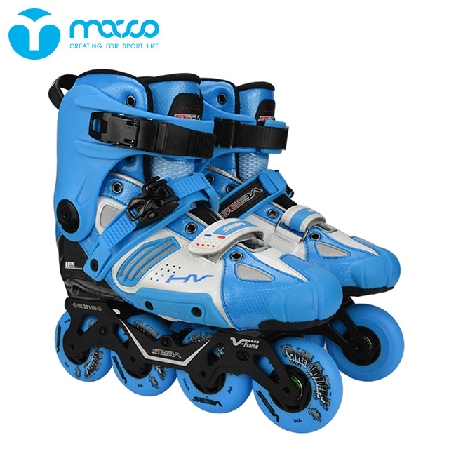 MACCO SEBA Top Level detachable inline skate fiber 4 pu wheels Velcro-tape adult CNC rockered frame
