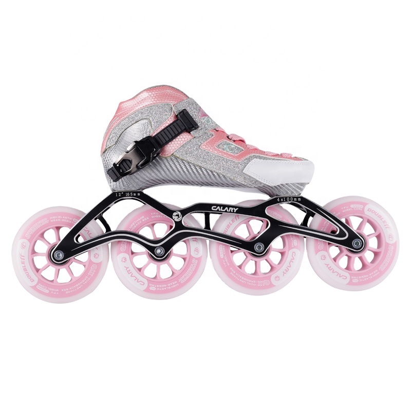 2022 New arrivals Wholesale Aluminum alloy bracket speed skate shoes carbon fiber skates quad roller