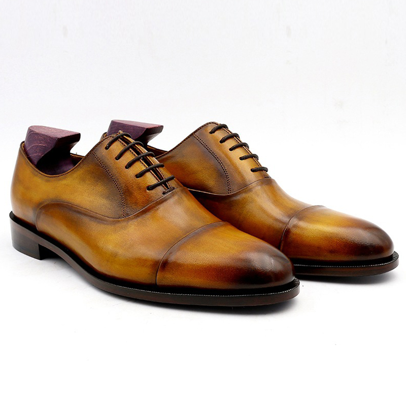 Goodyear Welt 2022 Fashion Genuine Cow Leather Men Shoes High-end Wear-resisting Custom Elegant Men'
