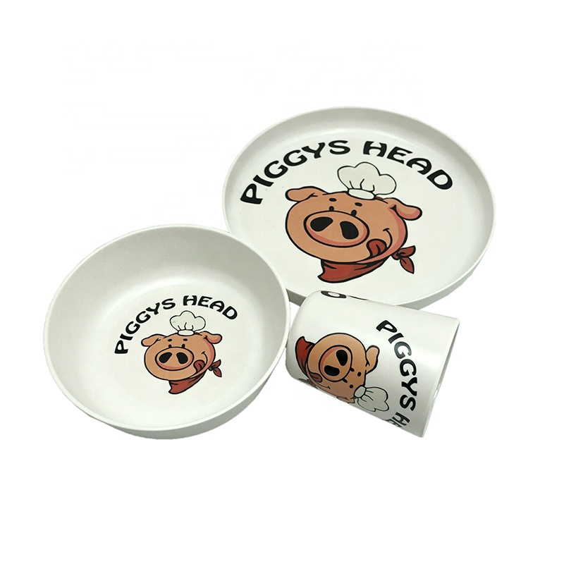 New children tableware set household lovely cartoo