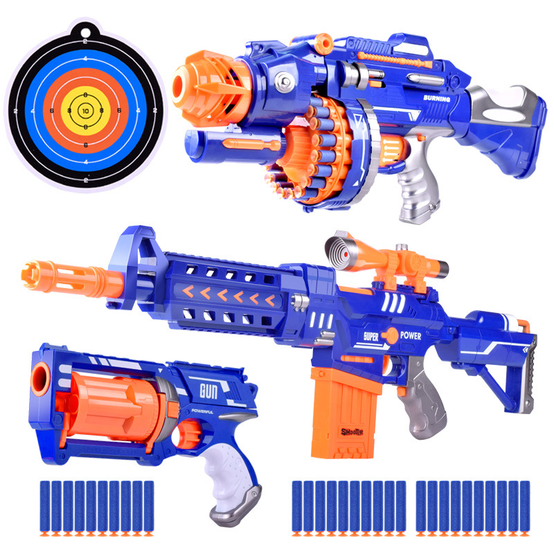 Blaster Gatling Toy Gun for Kids Electric Motorize