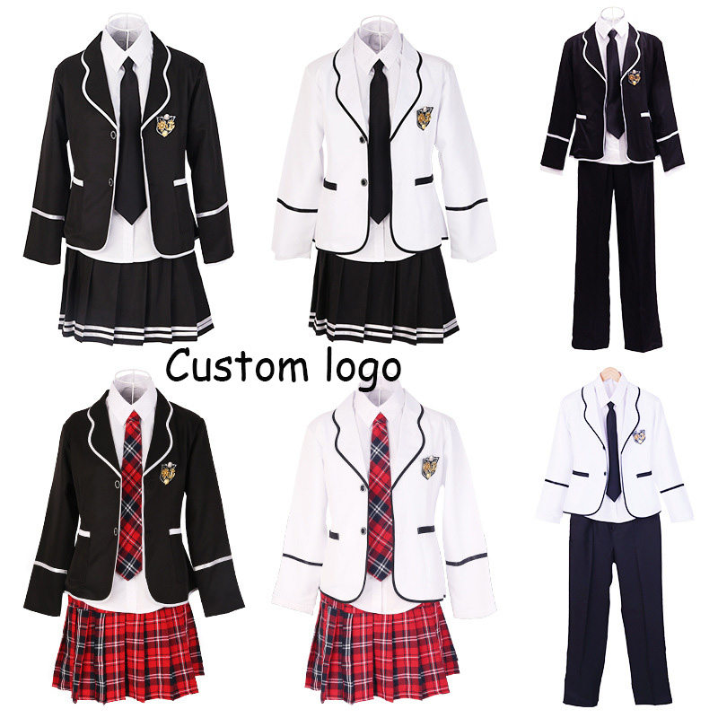 2021new Children Unisex School Uniforms Logo can b