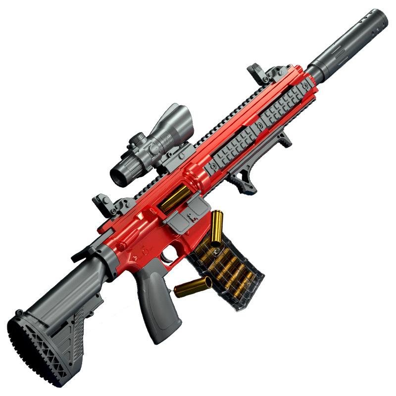 Gun Toy Manually Loaded M416 Shell Throwing Soft B