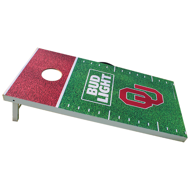 Wooden toy Corn hole board sand bean bag toss game