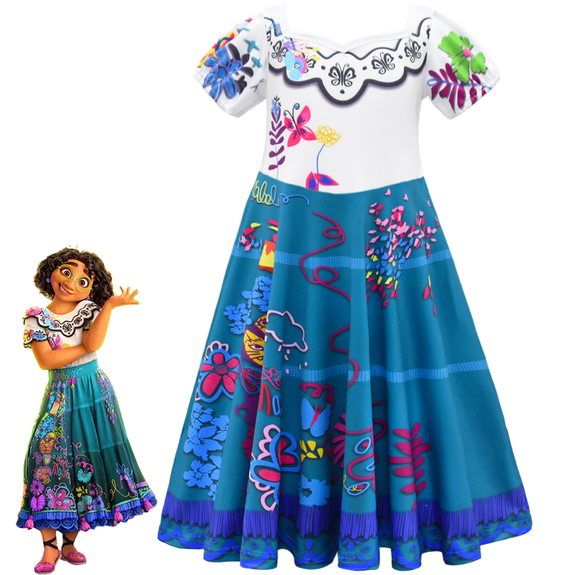 RTS Encanto twirl dress inspired girls dresses che