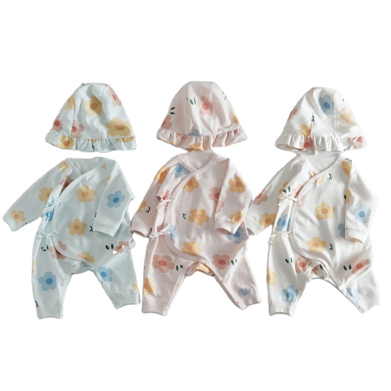 Newborn clothes cotton jumpsuit spring autumn baby