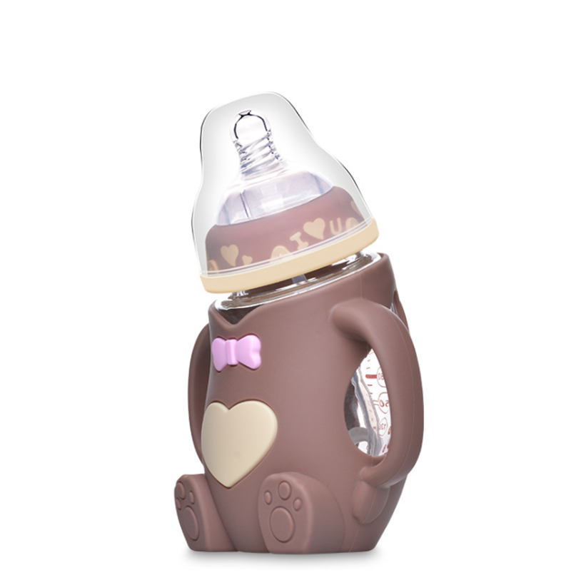 baby feeding bottle glass milk baby bottle 240ml b