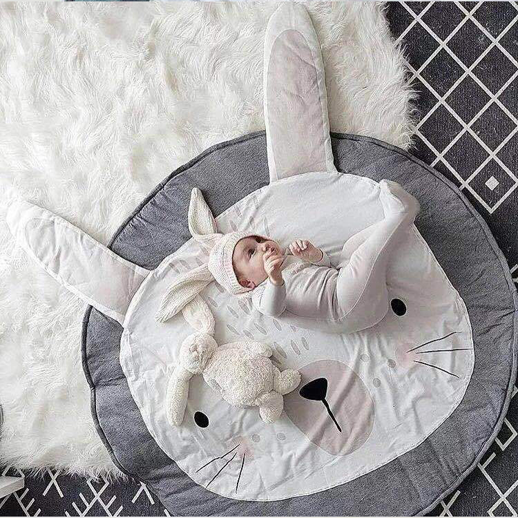 Anti-slip Cartoon Animal Baby Play mat Cotton Kids