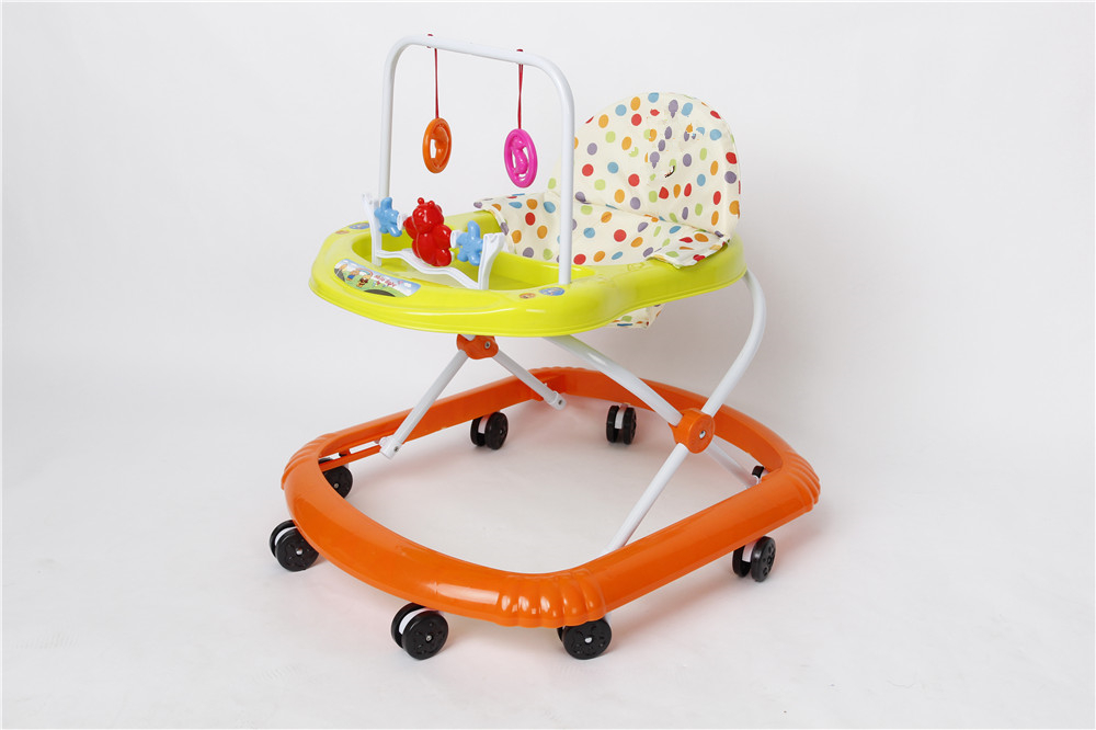 Hot model with simple music toy baby walker