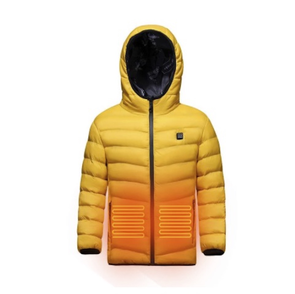 Child Winter Heated Coat Thermal Vest Cotton-padde