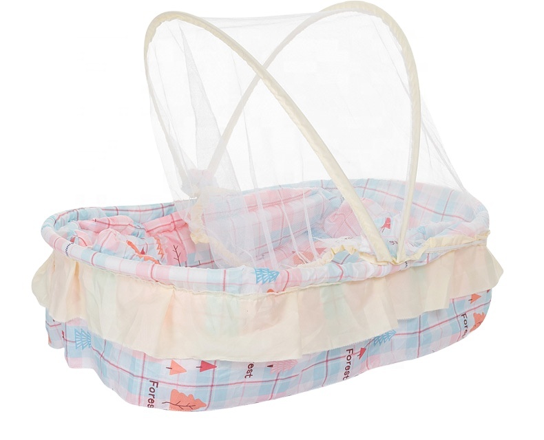 Foldable mosquito net baby crib with mosquito net 