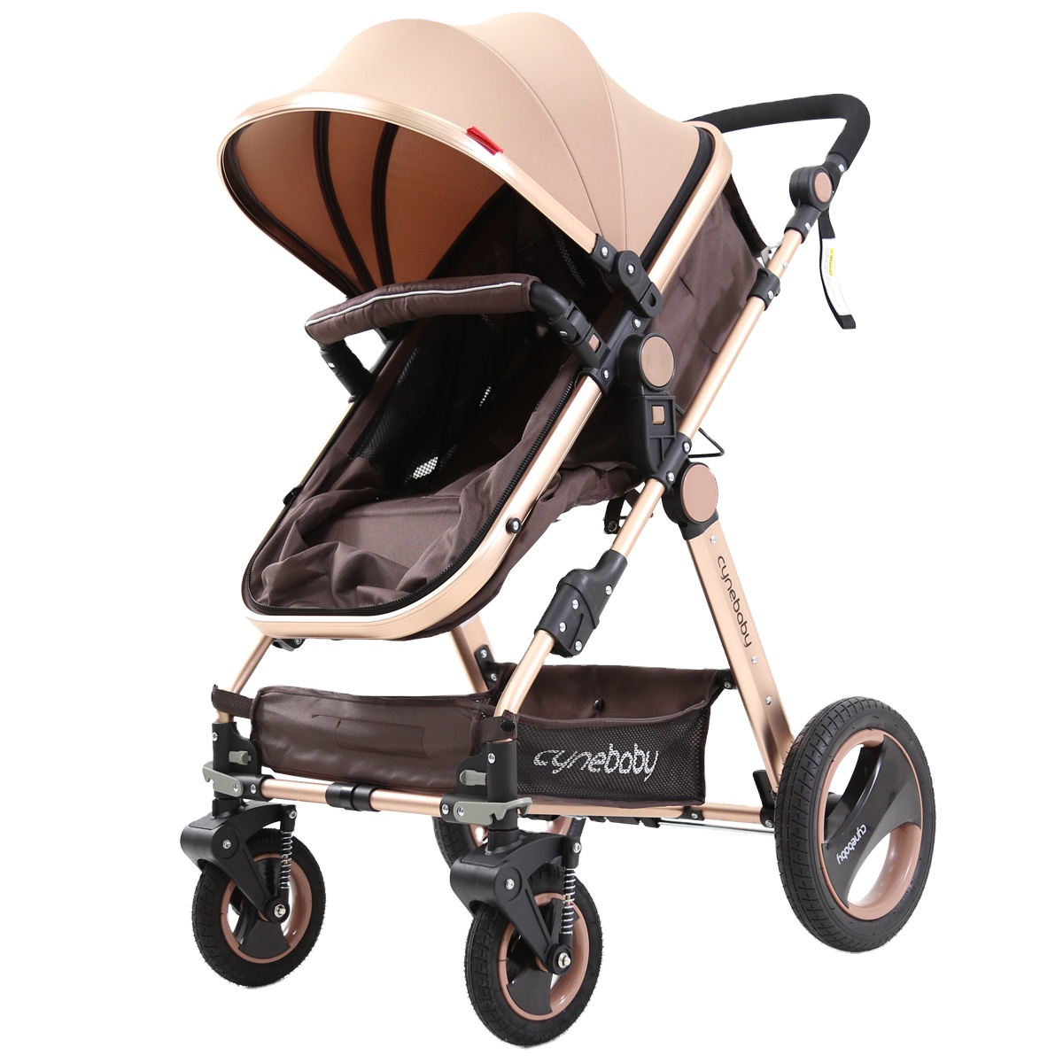 2021 Wholesale Rotate 360 Degrees Baby Stroller Folding 3 In 1 Luxury Baby Pram Stroller With Baby C