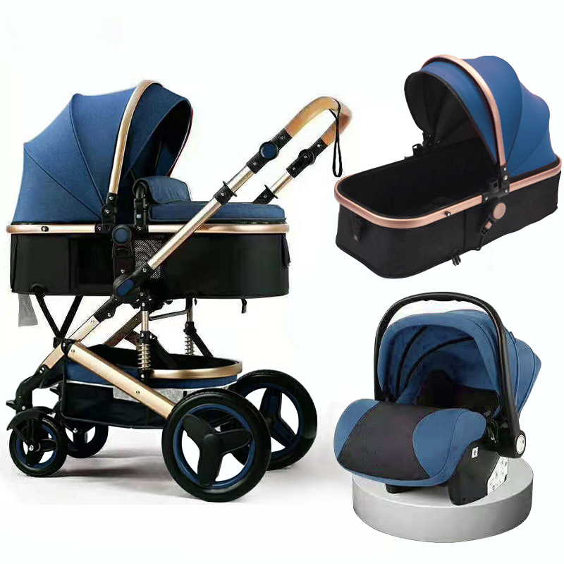 Infant Stroller with Reversible Seat Newborn Stroller ,with Baby Bassinet Stroller