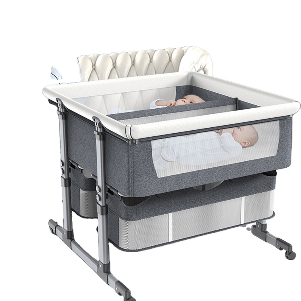 Wholesale High Quality Twin Baby Crib Bed Portable