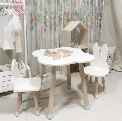 wooden table and chair set for kids kids table and