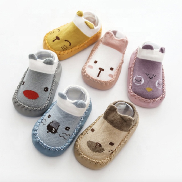 Wholesale Rubber Sole Anti Slip Infant Toddler Soc