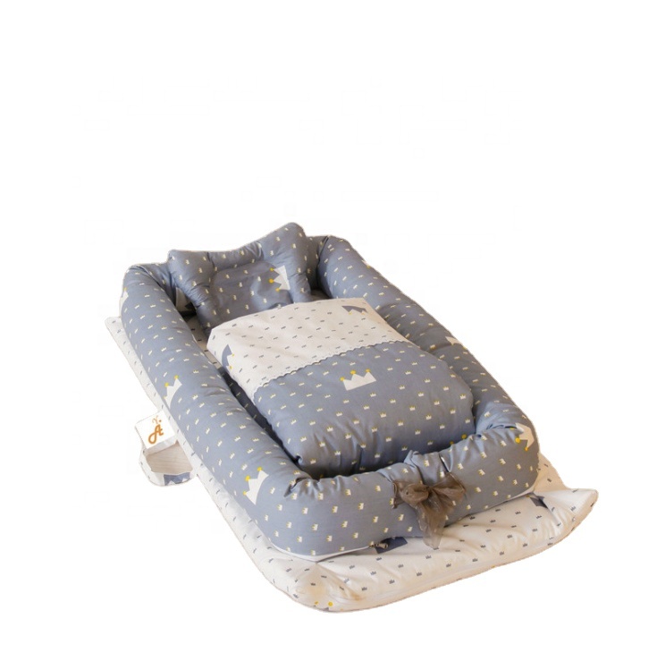 Amiami Newborn Crib Bed Set Infant Bed Baby Nest W