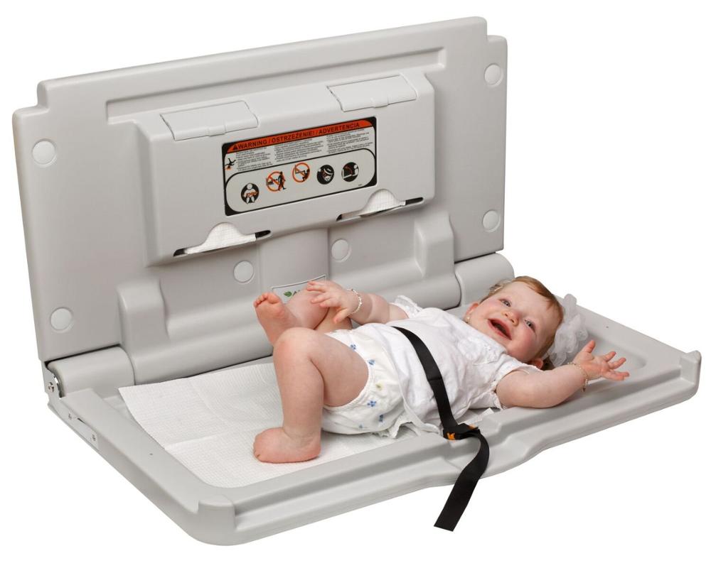Baby changing station baby changing table diaper station Horizintal model fall down