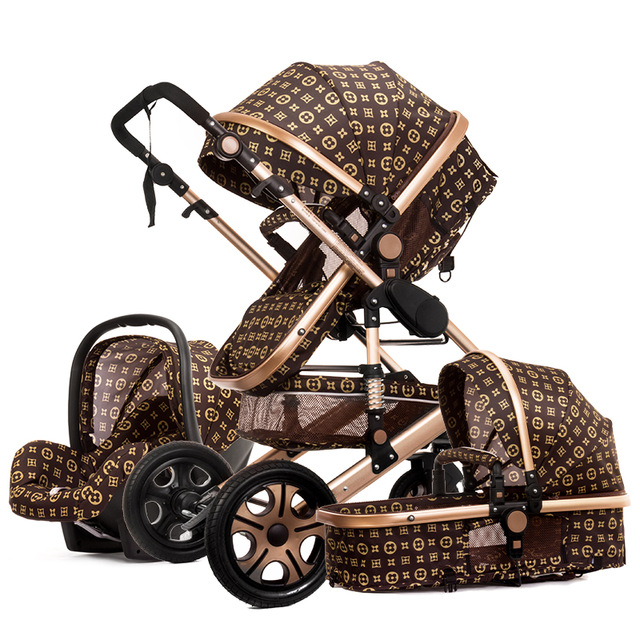 Babyfond EU/US Fast delivery Dropshipping Luxury Baby Car Umbrella Summer Cart Buggies Folding Troll