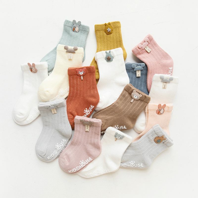 Custom New Born Toddlers Combed Cotton Child Ankle
