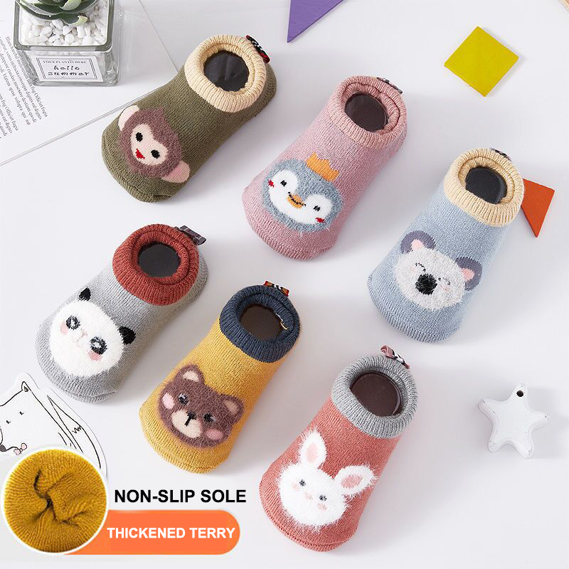 Thickened Terry baby socks baby warm Non Slip Sock