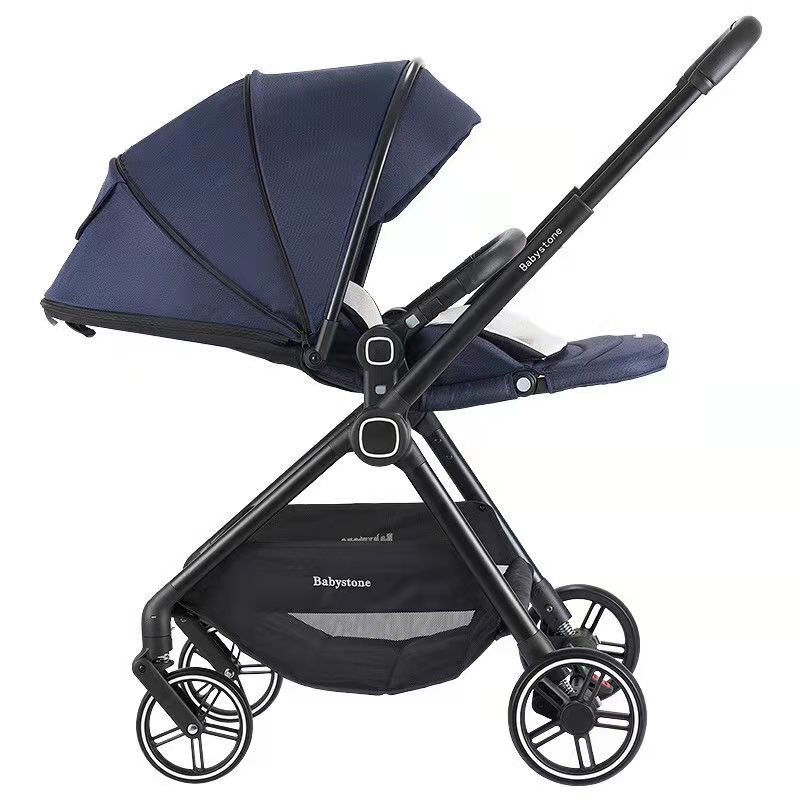 Luxury High Landscape stroller for babies 0-4 years old foldable two-way Oxford baby boys girls pram