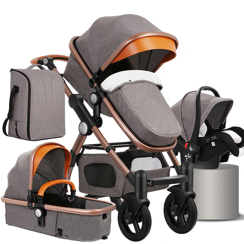 Hot Mon Luxury 4 In 1 Baby Stroller, 2022 Cheap High Landscape 3 In 1 Baby Pushchair, Buy Portable F