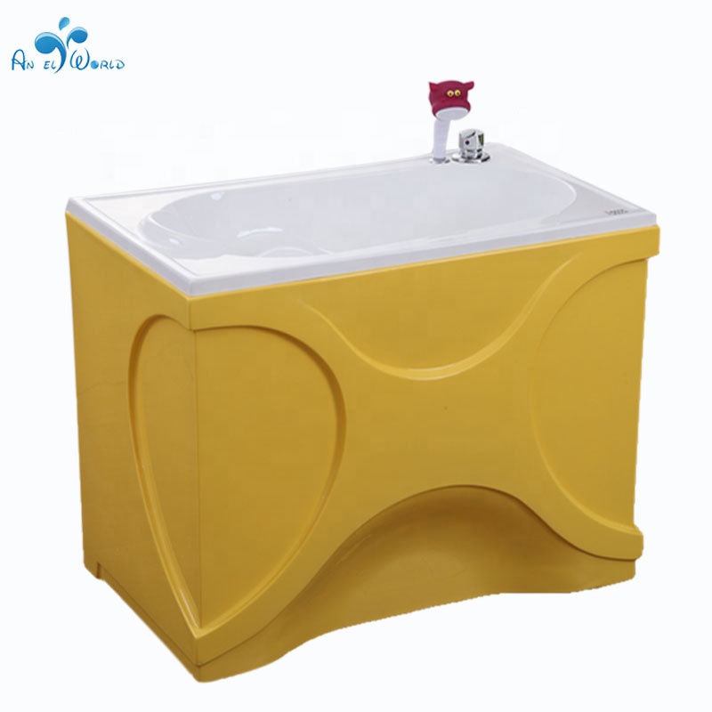 Acrylic Soap Dish Style Shallow Baby Bathtub