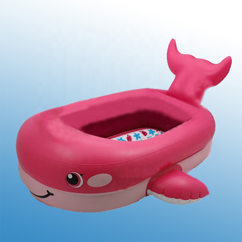 hot sale inflatable cartoon whale spa inflatable baby bathtub pool