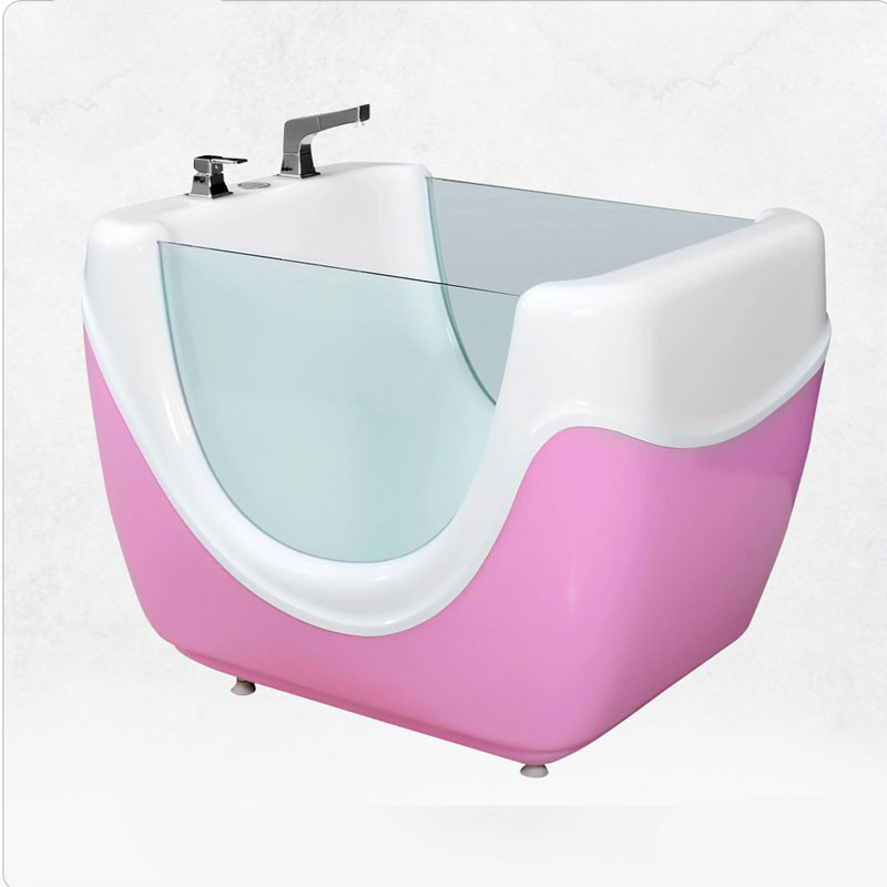 pink color baby bathtub tub for baby showers infant massage bathtub