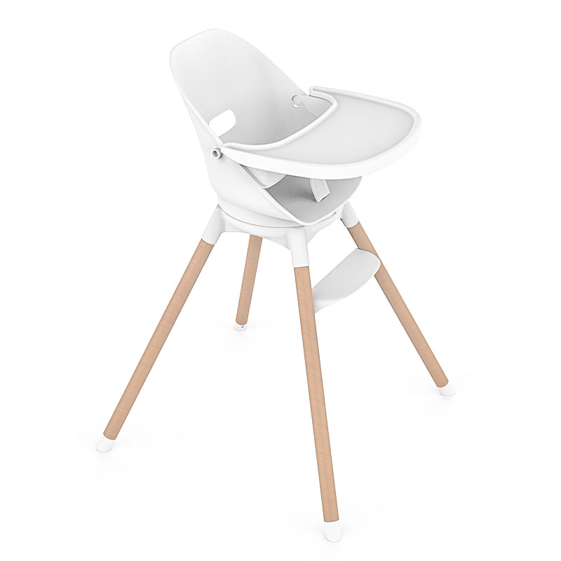 Amazon Hot Selling Wooden baby high chair multi-functional chair for baby caring feeding chair