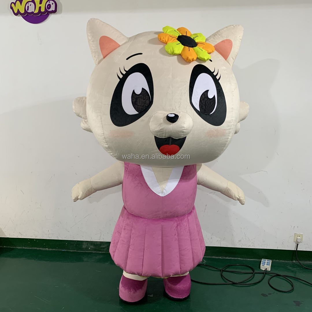 WAHA Enjoyment CE inflatable raccoon cartoon costume for event cute raccoon Cosplay Fancy Dress